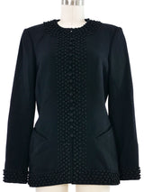 Balmain Cord Accented Blazer Jacket arcadeshops.com