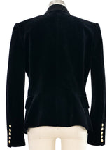 Balmain Satin Lapel Velvet Tuxedo Jacket Jacket arcadeshops.com
