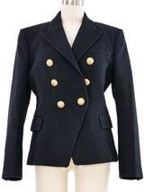Balmain Classic Black Blazer Jacket arcadeshops.com