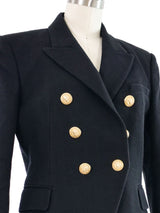 Balmain Classic Black Blazer Jacket arcadeshops.com