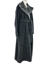 1997 Yeohlee Gray Felted Duster Outerwear arcadeshops.com