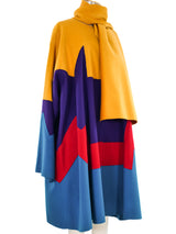 1970s Giorgio di Sant'Angelo Rainbow Swing Coat Outerwear arcadeshops.com