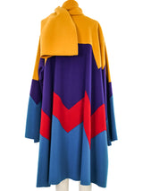 1970s Giorgio di Sant'Angelo Rainbow Swing Coat Outerwear arcadeshops.com