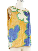 1985 Pierre Cardin Sequin Top