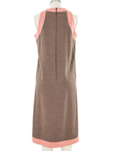 Pierre Cardin Geometric Colorblock Dress