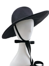 1960s Galanos Quilted Wide Brim Hat Accessory arcadeshops.com