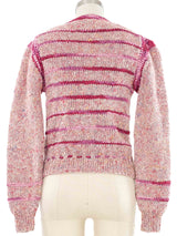 Multicolor Ribbon Accented Sweater Top arcadeshops.com
