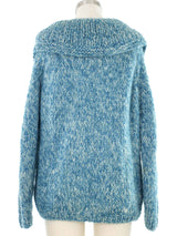 Turqoise Mohair Cardigan Top arcadeshops.com
