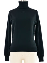 1970s Givenchy Logo Knit Turtleneck Top arcadeshops.com
