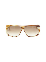 Yves Saint Laurent Striped Frame Sunglasses Accessory arcadeshops.com