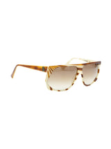 Yves Saint Laurent Striped Frame Sunglasses Accessory arcadeshops.com