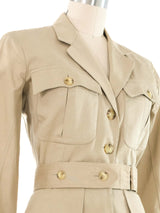 Alaia Belted Safari Blazer Jacket arcadeshops.com