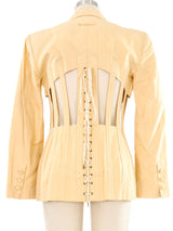 1989 Jean Paul Gaultier Caged Blazer Jacket arcadeshops.com