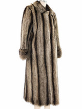 Raccoon Fur Coat Outerwear arcadeshops.com