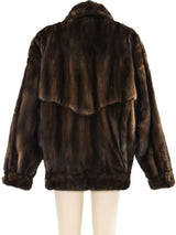 Anne Klein Mink Fur Bomber Jacket Outerwear arcadeshops.com