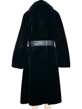 1960s Plush Faux Fur Overcoat Outerwear arcadeshops.com