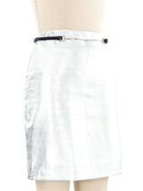 Gucci Metallic Leather Skirt Bottom arcadeshops.com