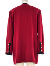 Celine Oxblood Blazer Jacket arcadeshops.com
