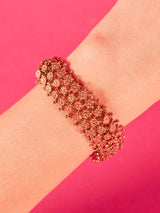 14k Gold and Diamond Starburst Bangle Fine Jewelry arcadeshops.com