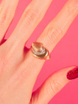 14k Diamond Accented Dome Ring Fine Jewelry arcadeshops.com
