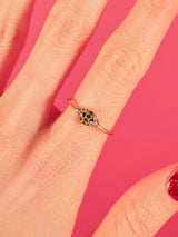 14k Antique Bead Conversion Ring