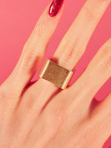 14k Florentine Square Ring Fine Jewelry arcadeshops.com