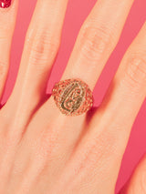 1970s 14k LOVE Signet Ring Fine Jewelry arcadeshops.com
