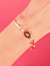 1960s Lucien Piccard 14k I LOVE YOU Bracelet Fine Jewelry arcadeshops.com