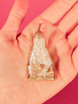 18k Mother of Pearl Buddha Pendant Fine Jewelry arcadeshops.com