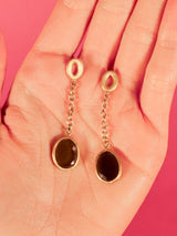 14k Smoky Topaz Drop Earrings Fine Jewelry arcadeshops.com
