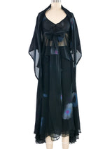 1970s Koos Van Den Akker Printed Chiffon Ensemble Suit arcadeshops.com