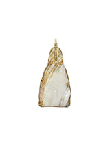18k Mother of Pearl Buddha Pendant Fine Jewelry arcadeshops.com