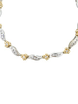 14k Diamond Floral Tennis Bracelet Fine Jewelry arcadeshops.com