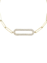 14k Diamond Oval Link Bracelet Fine Jewelry arcadeshops.com