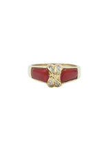 18k Coral Band Ring Fine Jewelry arcadeshops.com