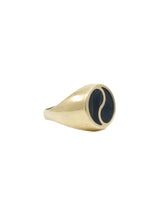 1970s 14k Yin Yang Diver's Ring Fine Jewelry arcadeshops.com