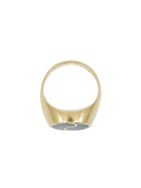 1970s 14k Yin Yang Diver's Ring Fine Jewelry arcadeshops.com