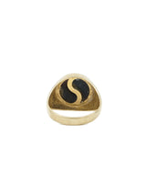 1970s 14k Yin Yang Diver's Ring Fine Jewelry arcadeshops.com