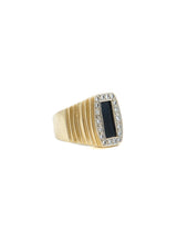 14k Diamond And Onyx Statement Ring Fine Jewelry arcadeshops.com