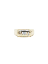 14k Rectangular Diamond Ring Fine Jewelry arcadeshops.com