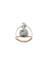 Antique Old Cut Diamond Flame Ring Fine Jewelry arcadeshops.com