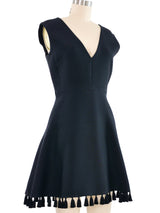 2018 Christian Dior Tassel Trim Dress Dress arcadeshops.com