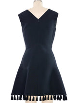 2018 Christian Dior Tassel Trim Dress Dress arcadeshops.com