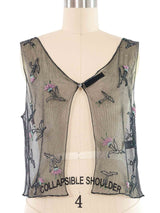 1997 Prada Beaded Sheer Top Top arcadeshops.com