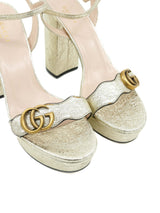 Gucci Galassia GG Marmont Platform Sandal, 40 Accessory arcadeshops.com