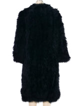 Black Marabou Duster Outerwear arcadeshops.com