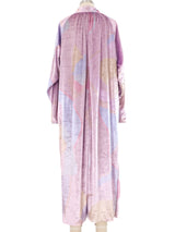 1980s Bill Tice Pastel Velvet Caftan