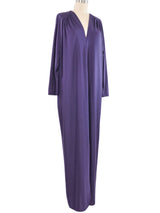 Halston IV Plum Jersey Caftan