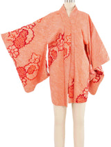 Orange Shibori Haori Kimono Jacket arcadeshops.com
