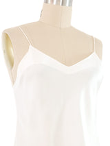 White Silk Satin Cami Top arcadeshops.com